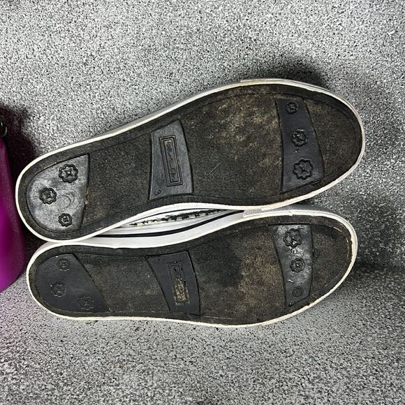 Blue Fin Breeze Zebra Print Sequins Boat Shoes Size 3 - Picture 6 of 7